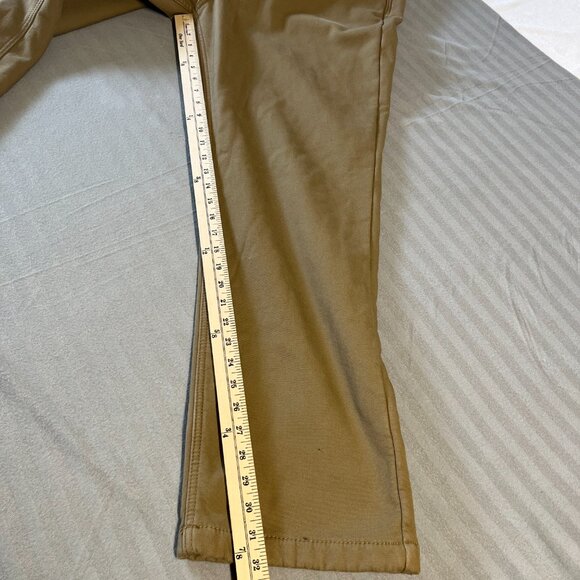 Caterpillar Pants Mens 38x32 Tan Lined Workwear Fleece Winter Heavy Duty CAT - Picture 8 of 13